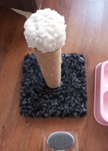 Gri #Kedi Tüyü Fırçası malzemeleri - Görsel 3