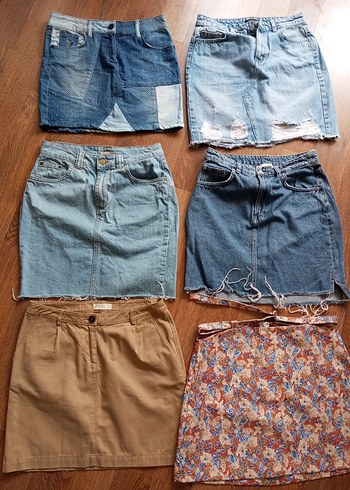 Yargıcı H&M kot etek