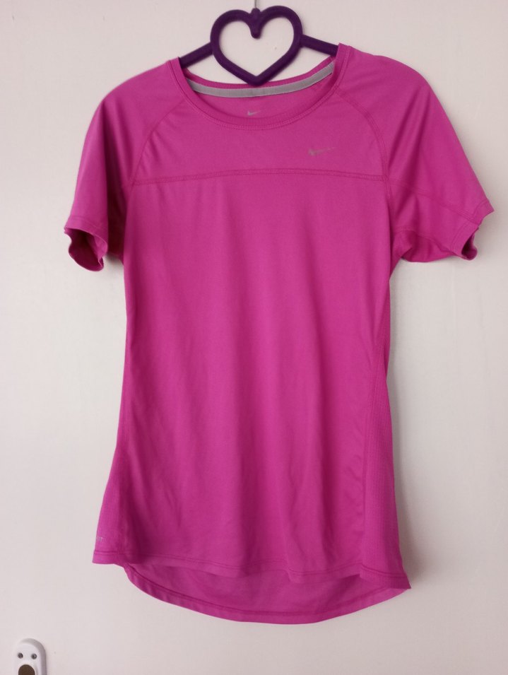 #Nike #Pembe Kısa Kollu Spor #Tişört - Görsel 5