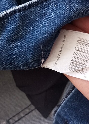#Yargıcı #Jean #etek #L - Görsel 6