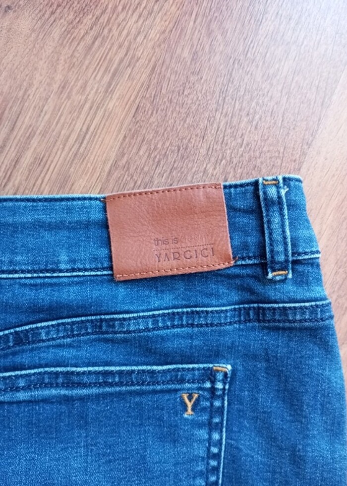 #Yargıcı #Jean #etek #L - Görsel 4