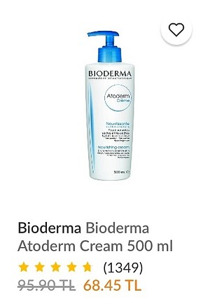 Bioderma yüz kremi