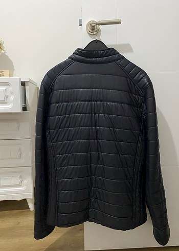 Erkek Siyah Polo Mont - Görsel 4