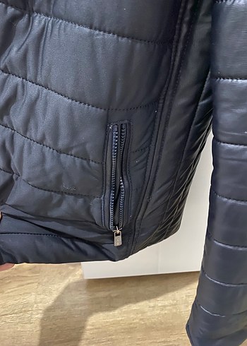 Erkek Siyah Polo Mont - Görsel 12