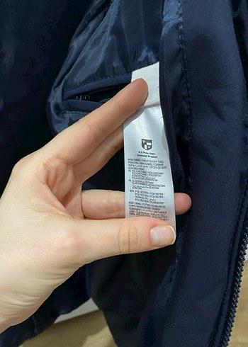 Erkek Siyah Polo Mont - Görsel 7