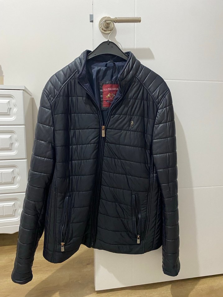 Erkek Siyah Polo Mont - Görsel 2