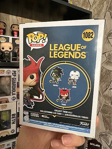 Beden League of Legends Yone Funko Pop