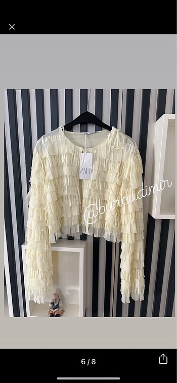 Zara tül hırka