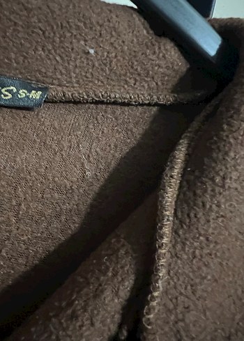 Diğer Kahverengi Fermuarlı Yumuşak Sweatshirt