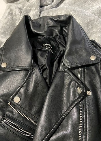 m Beden siyah Renk Kadın Pull&Bear Deri Ceket