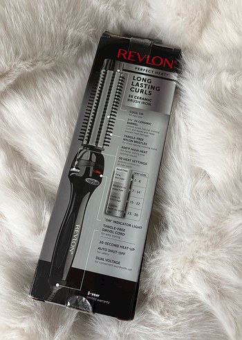 Revlon 3X Seramik Saç Fırçası 110V Siyah - Görsel 2