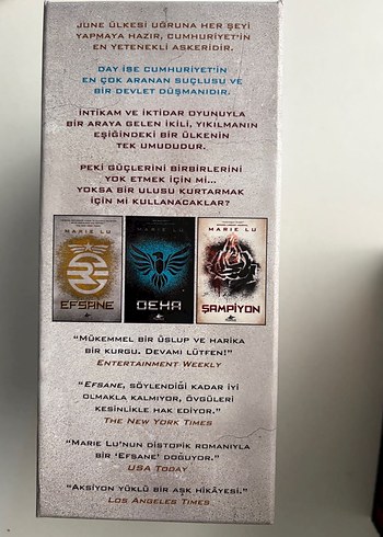 Efsane, Şampiyon, Deha Roman Seti - Görsel 3