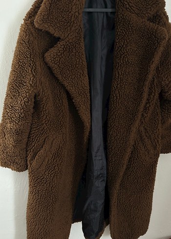 Kahverengi Peluş  Kadın Kaban - Görsel 2