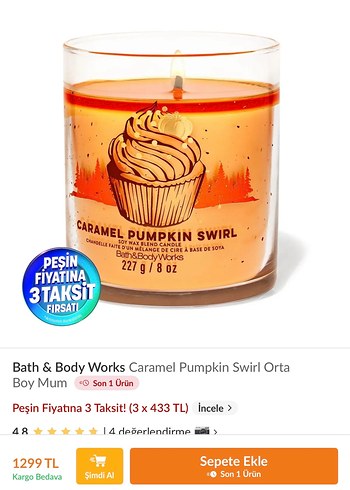 Bath & Body Works El Kremi ve Mum Seti - Görsel 7