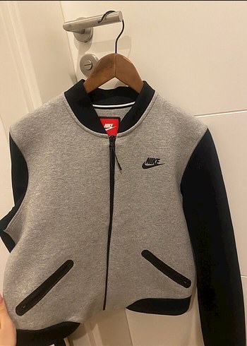 Nike Gri Kadın Bomber Ceket - Görsel 2