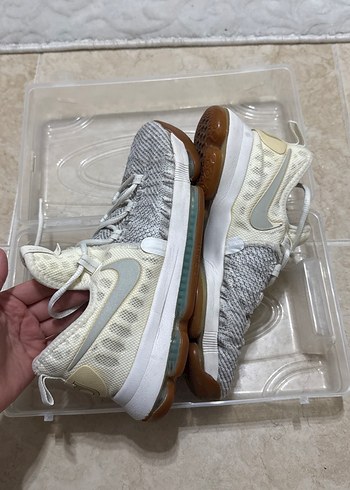 Gri Beyaz Bağcıklı Kadın Spor Ayakkabı - Görsel 2