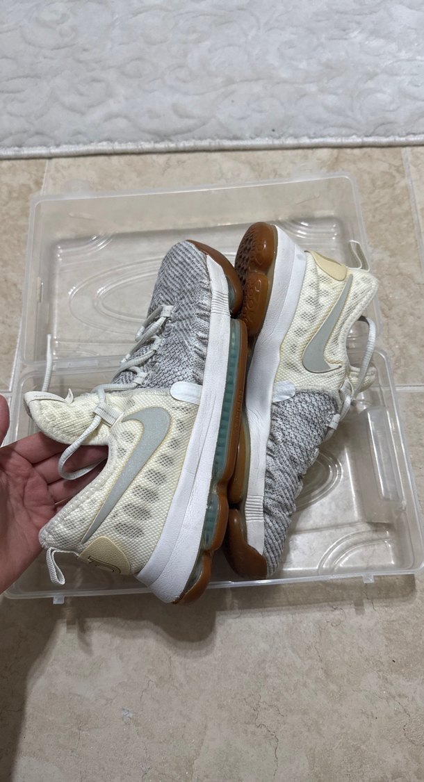 Gri Beyaz Bağcıklı Kadın Spor Ayakkabı - Görsel 2