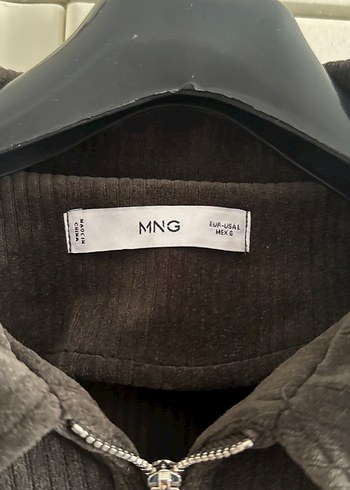 Kadife Fermuarlı Salaş Ceket - Görsel 2