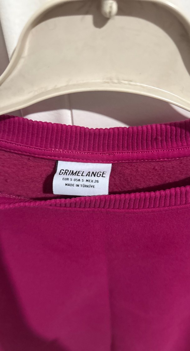 Kadın Pembe Basic Sweatshirt - Görsel 2