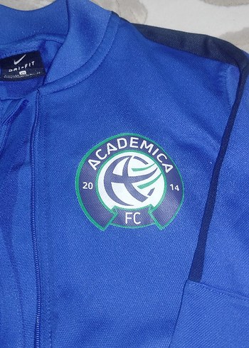 8 Yaş Beden mavi Renk Mavi Erkek Çocuk Fermuarlı Spor Ceket