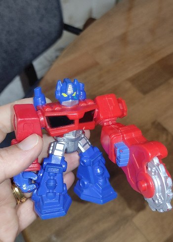 Renkli Kırmızı Robot Aksiyon Figürü - Görsel 5