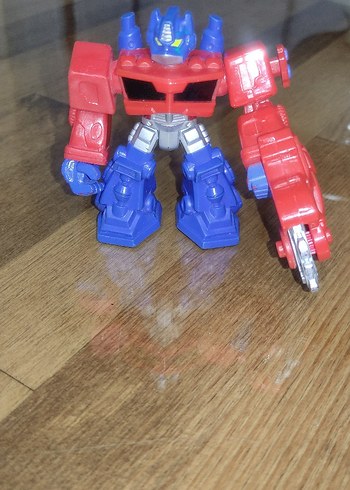 Renkli Kırmızı Robot Aksiyon Figürü - Görsel 2