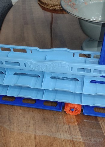 Turuncu-Gri Çocuk Oyun Seti hot wheels tır - Görsel 4