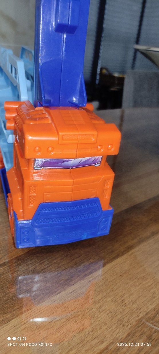 Turuncu-Gri Çocuk Oyun Seti hot wheels tır - Görsel 5