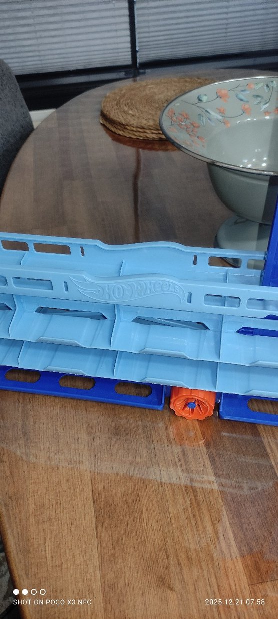 Turuncu-Gri Çocuk Oyun Seti hot wheels tır - Görsel 4