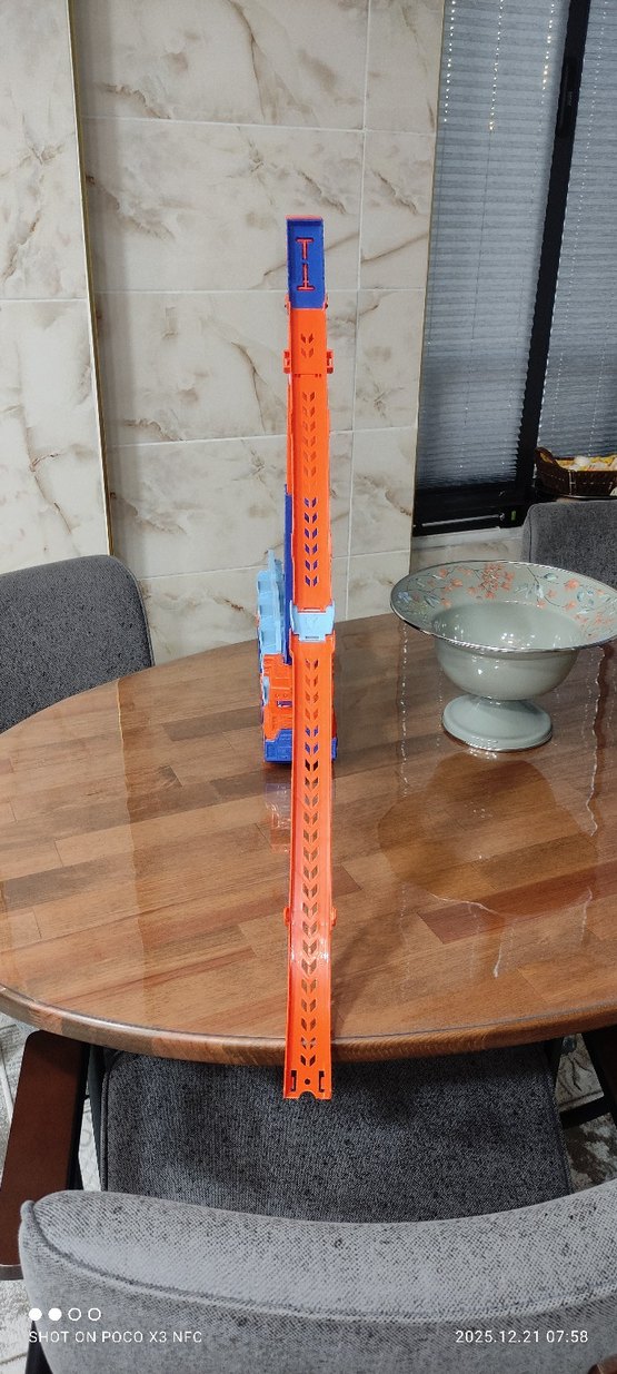 Turuncu-Gri Çocuk Oyun Seti hot wheels tır - Görsel 2