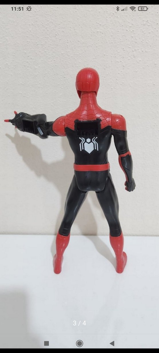 Kırmızı Siyah Örümcek Adam Aksiyon Figürü - Görsel 3