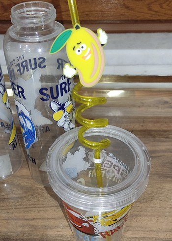 Renkli Çocuk Sulukları ve Pipetli Bardaklar - Görsel 4