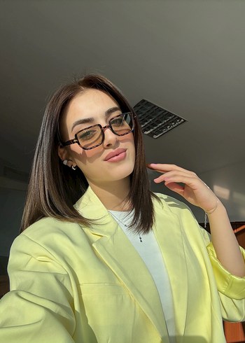 m Beden sarı Renk Blazer ceket