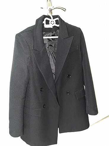l Beden siyah Renk Blazer ceket siyah
