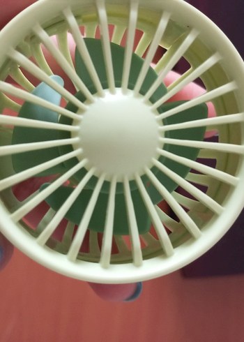 Yeşil Mini Taşınabilir El Vantilatörü - Görsel 5