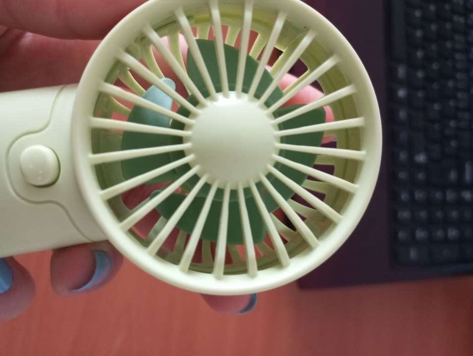 Yeşil Mini Taşınabilir El Vantilatörü - Görsel 5