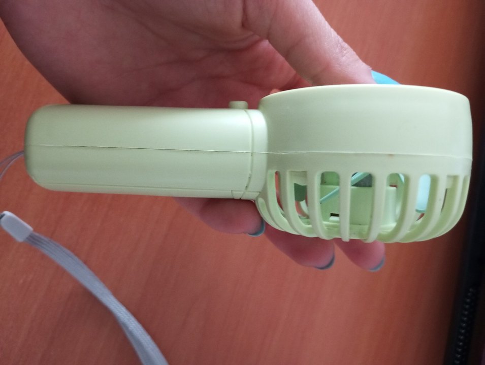 Yeşil Mini Taşınabilir El Vantilatörü - Görsel 2