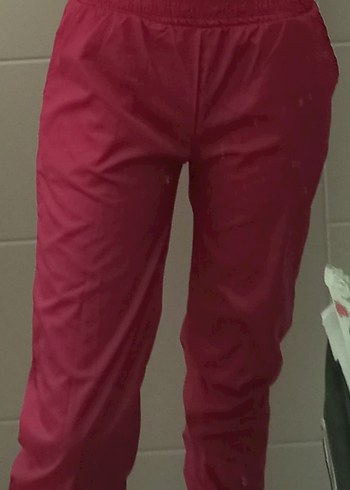 Pembe Bol Kesim Kadın Eşofman Altı - Görsel 8