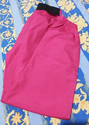 Pembe Bol Kesim Kadın Eşofman Altı - Görsel 2