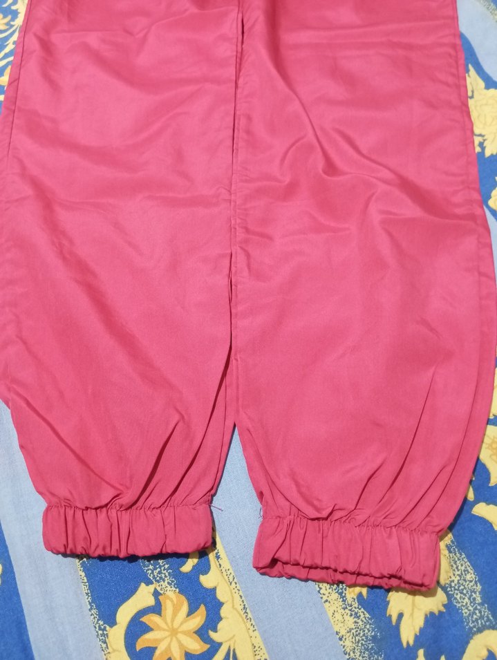 Pembe Bol Kesim Kadın Eşofman Altı - Görsel 3