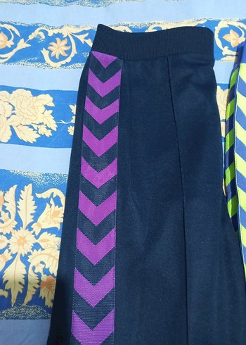 Hummel Lacivert Mor Kadın Eşofman Altı - Görsel 7