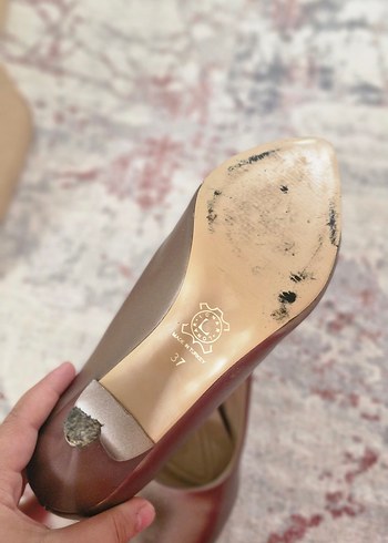 37 Beden Diger Bej Kadın Stiletto Ayakkabı