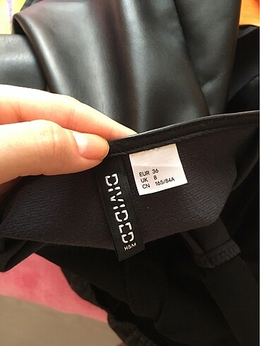 s Beden H&M Suni deri elbise