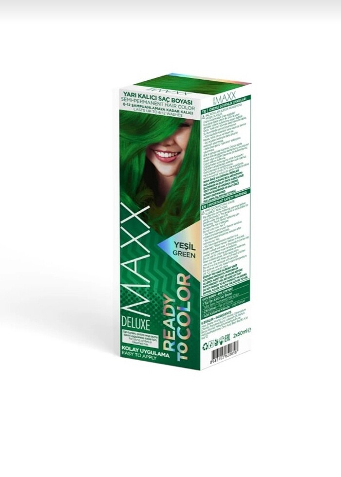 2 TUP YESIL SAC BOYASI - Görsel 2