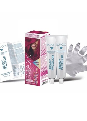 2 TÜP PEMBE SAÇ BOYASI - Görsel 2