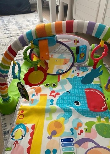 Fısher prıce Renkli Bebek Oyun Matı, Yumuşak ve Eğlenceli - Görsel 3