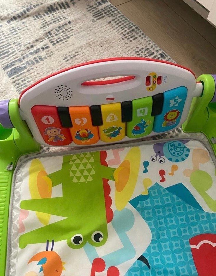 Fısher prıce Renkli Bebek Oyun Matı, Yumuşak ve Eğlenceli - Görsel 4