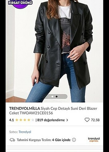 Deri blazer