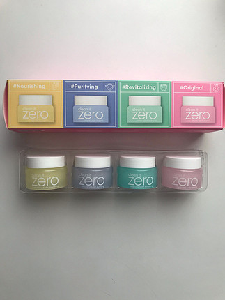 Banila Co Clean It Zero Cleansing Balm Seti (4x7 ml-cilt temizle