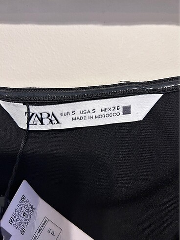 Zara Zara siyah mini elbise